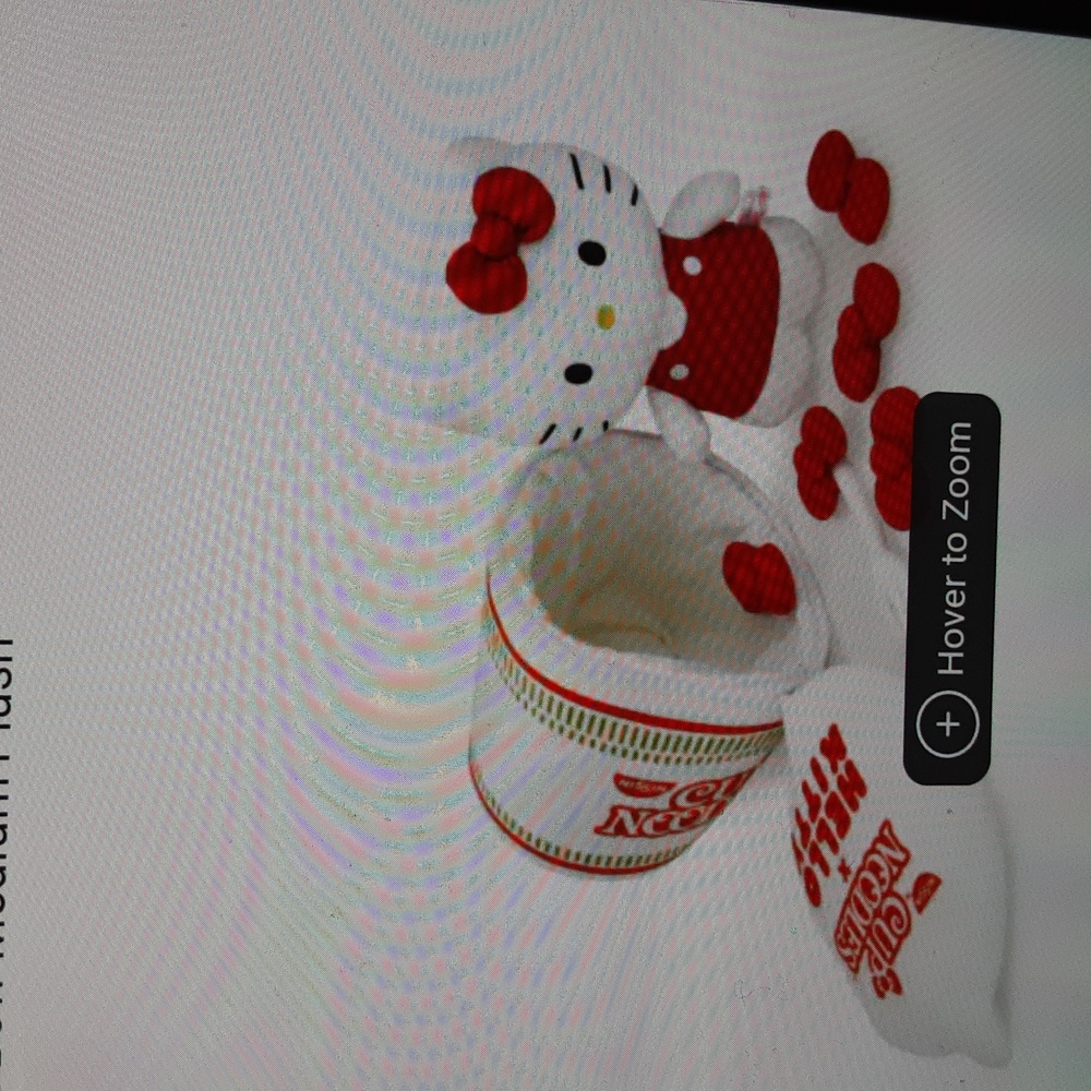 Kidrobot Sanrio Nissin Cup Noodles x Hello Kitty Plush Set